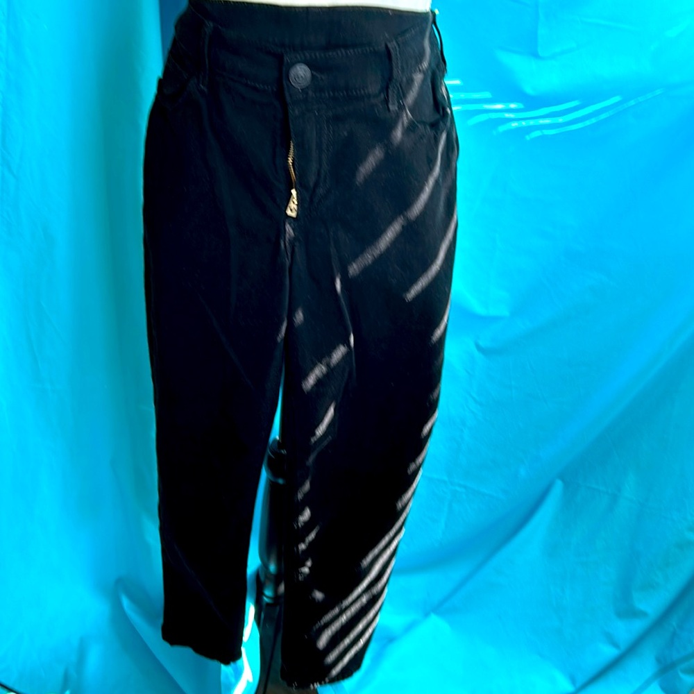 True Religion, black, size 30 skinny jeans